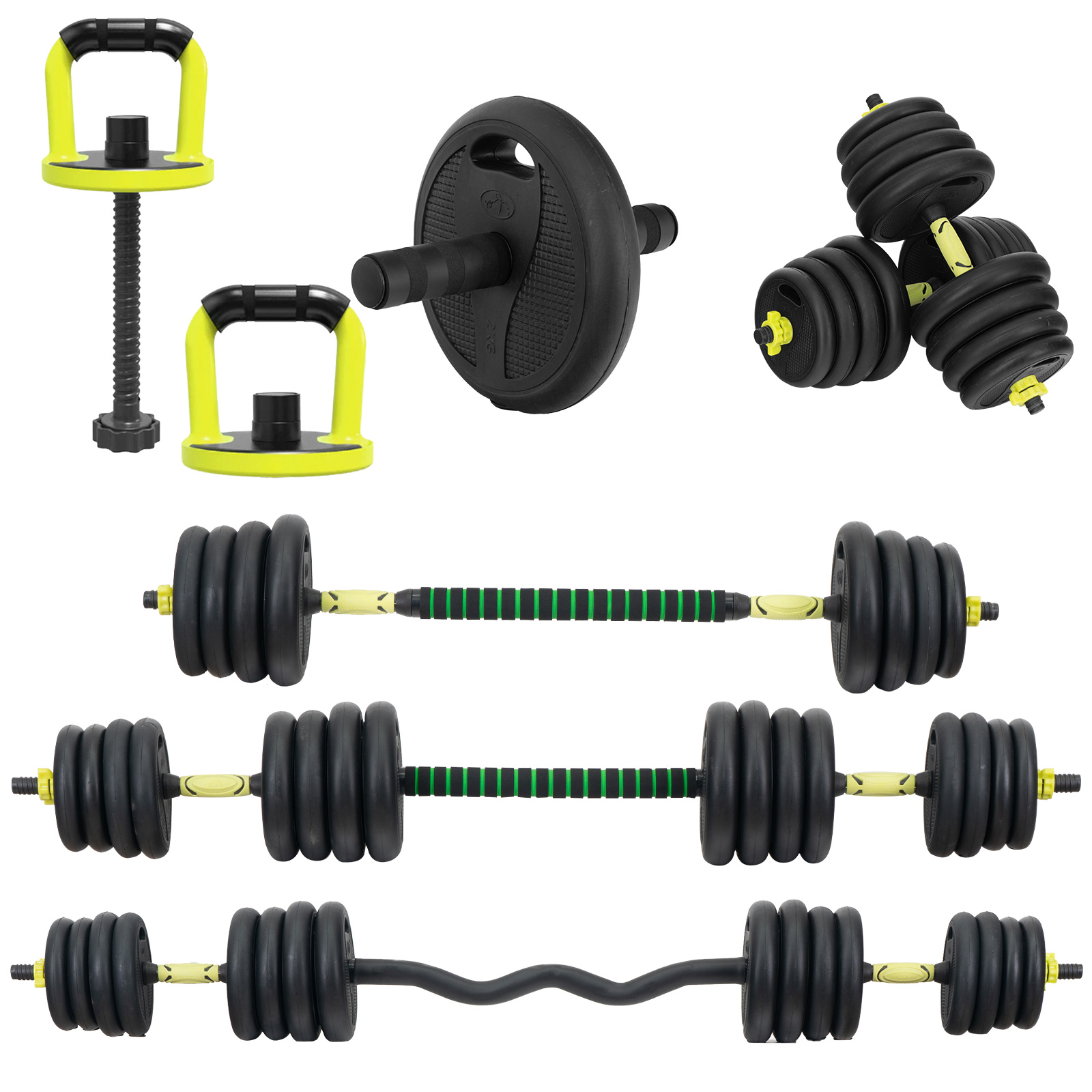 Dumbbell Set De Mancuernas 30 Kilos Mancuernas Ajustables Pesas De