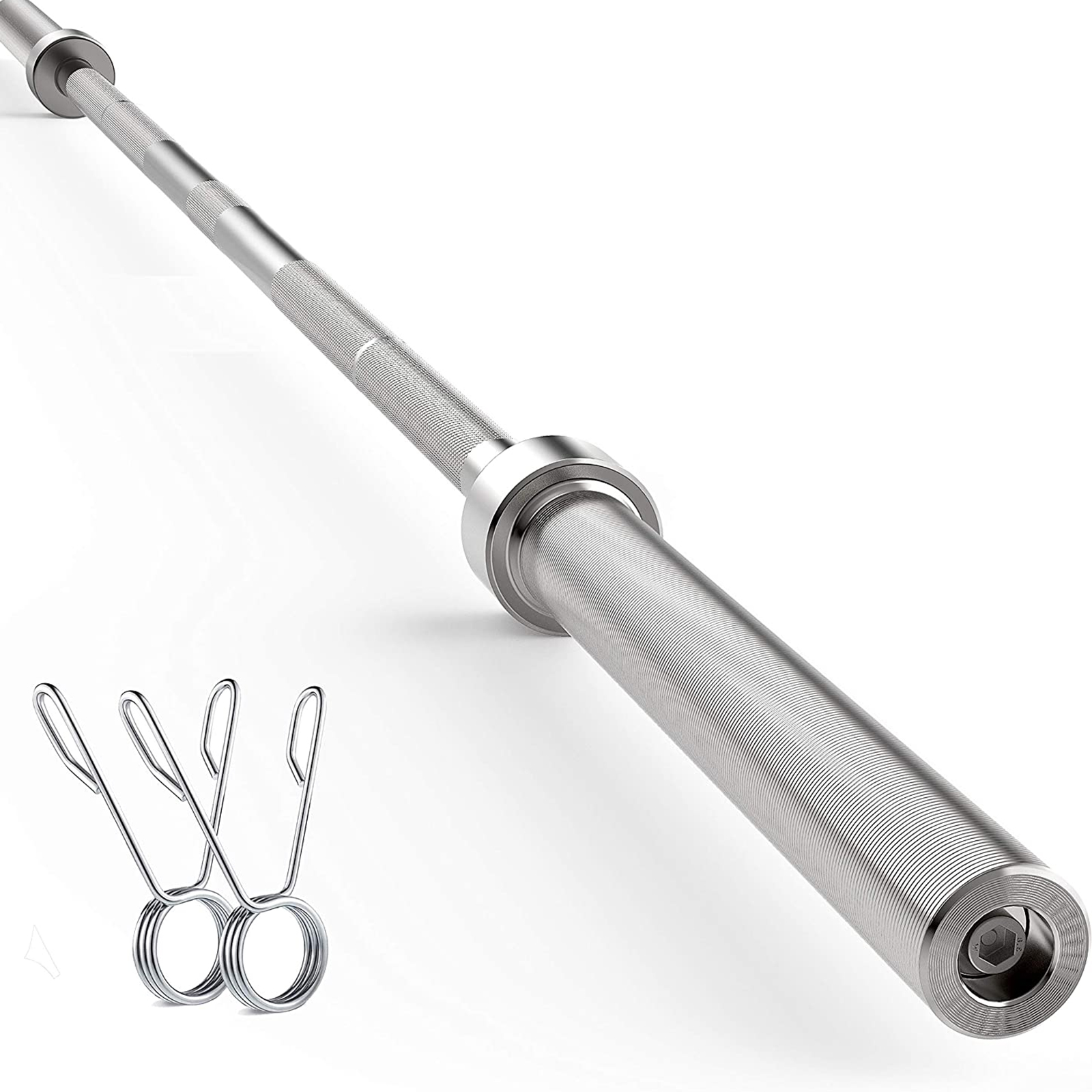 Barra Olimpica Altera 20 Kgs Mangas Giratorias Uso Rudo 2.2m