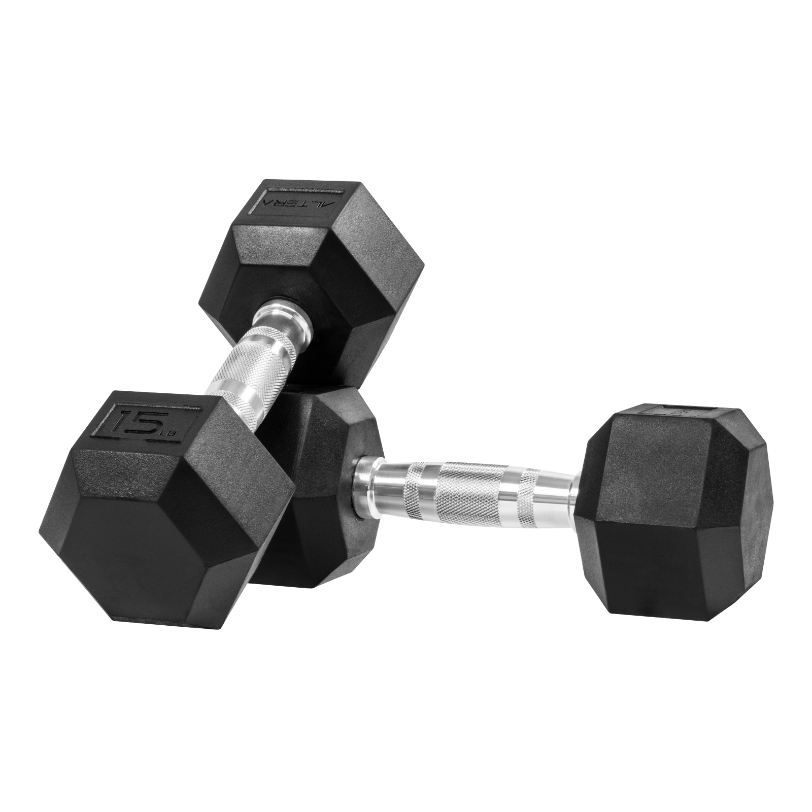 Mancuernas 15 Lbs Hexagonales Altera Pesas Ejercicio Par Kg