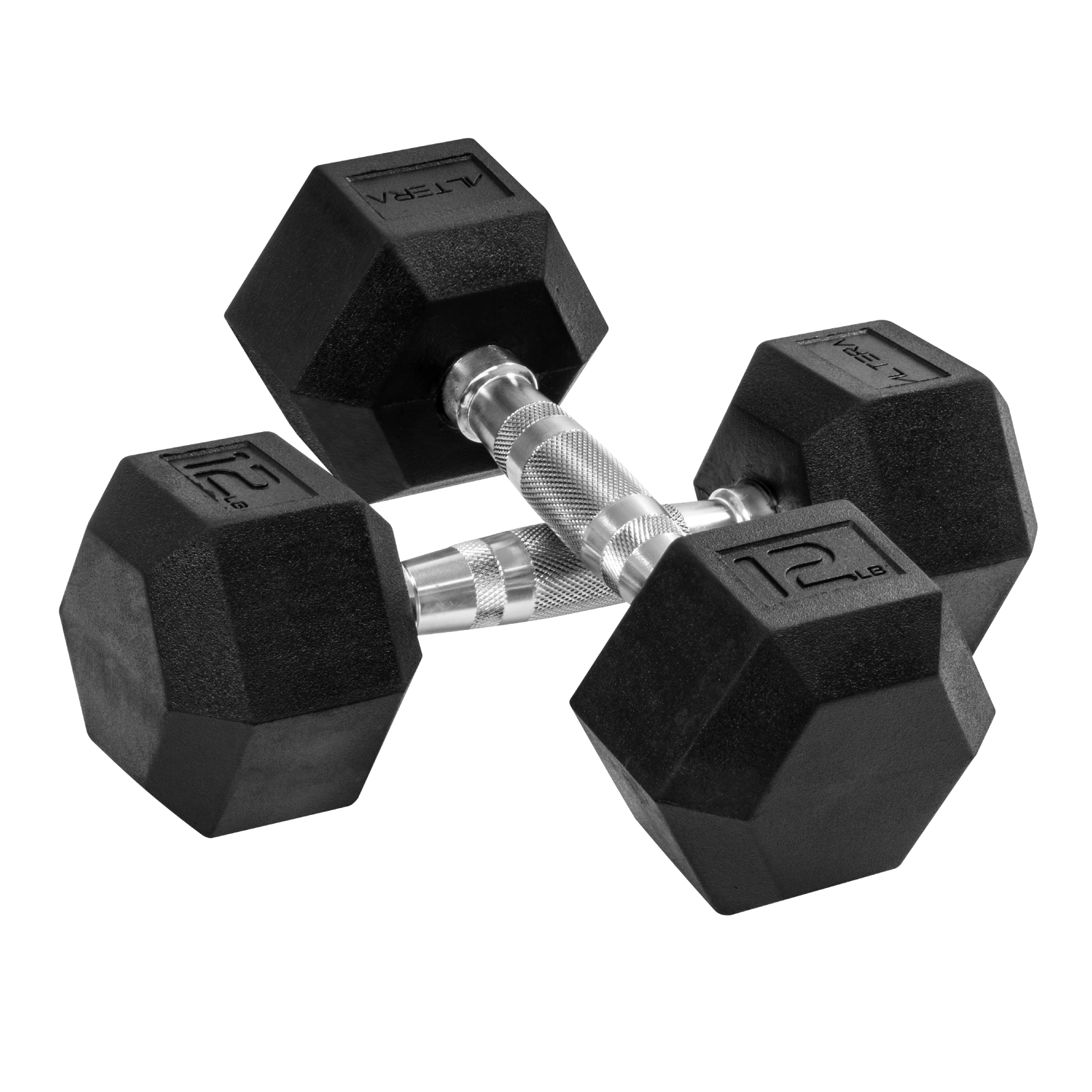 Mancuernas 12 Lbs Hexagonales Altera Pesas Ejercicio Par Kg