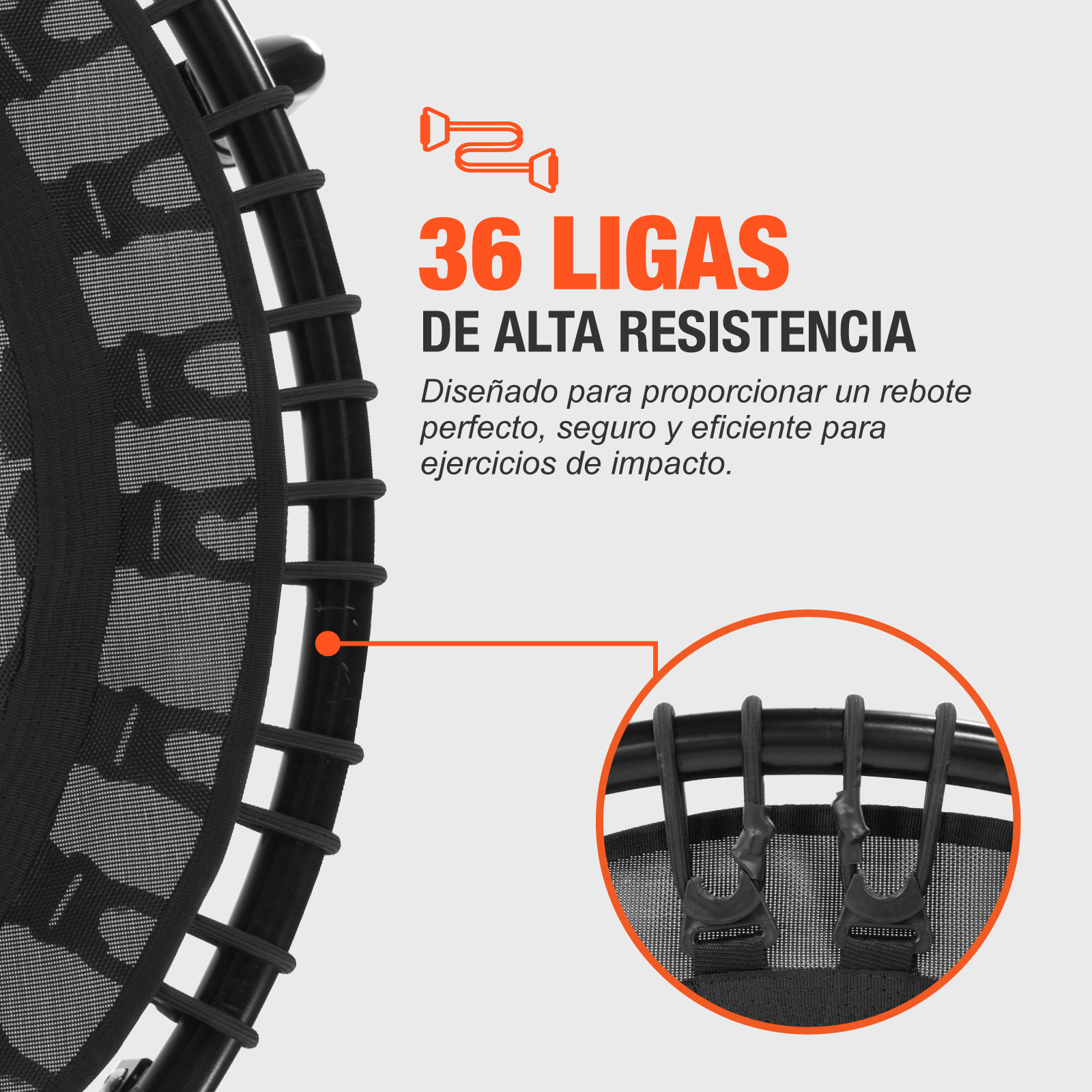 Trampolín Fitness Altera Jumping Profesional Aerobics Mini Tumbaline Trampolines