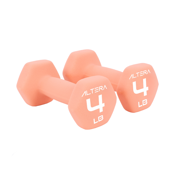 Mancuernas Altera 4 Lbs Kit Par Pesas Hexagonales Ejercicio