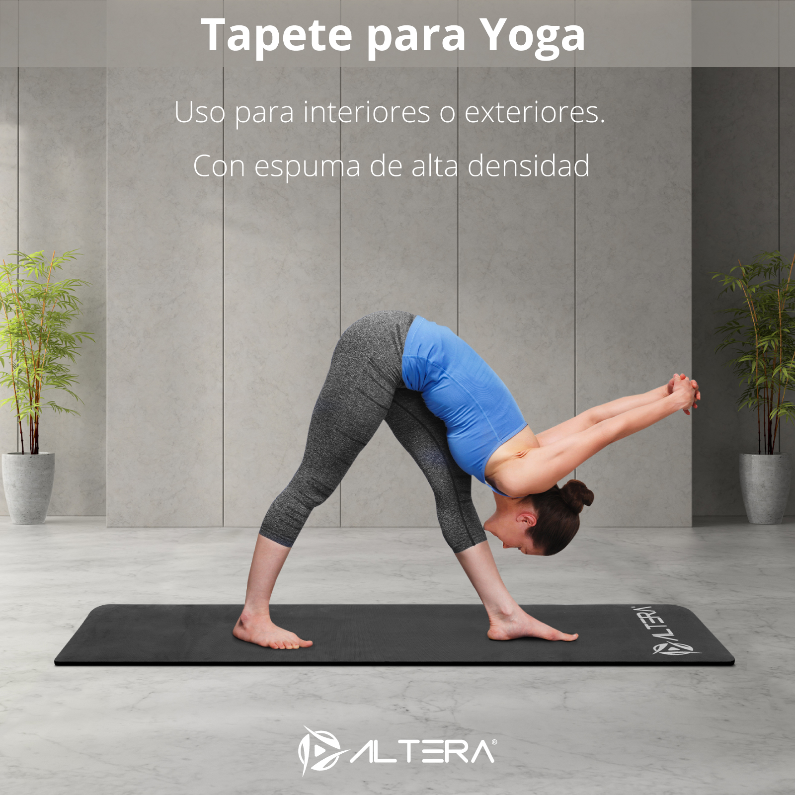 Tapete Yoga Pilates Relajacion Ejercicios Piso 5mm