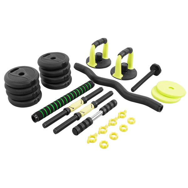 Set De Mancuernas Ajustables Con Pesa Rusa Altera Kit 10kg