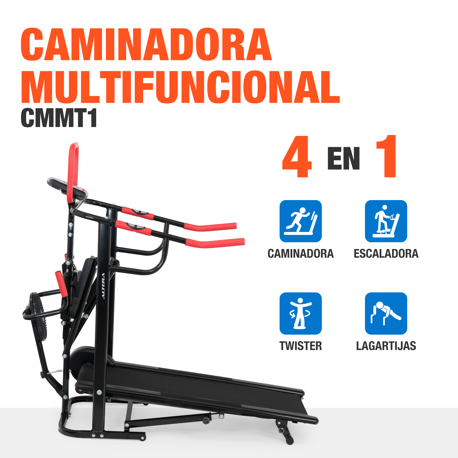 Caminadora Escaladora Mecanica CMMT1 Multifuncional Gym Correr