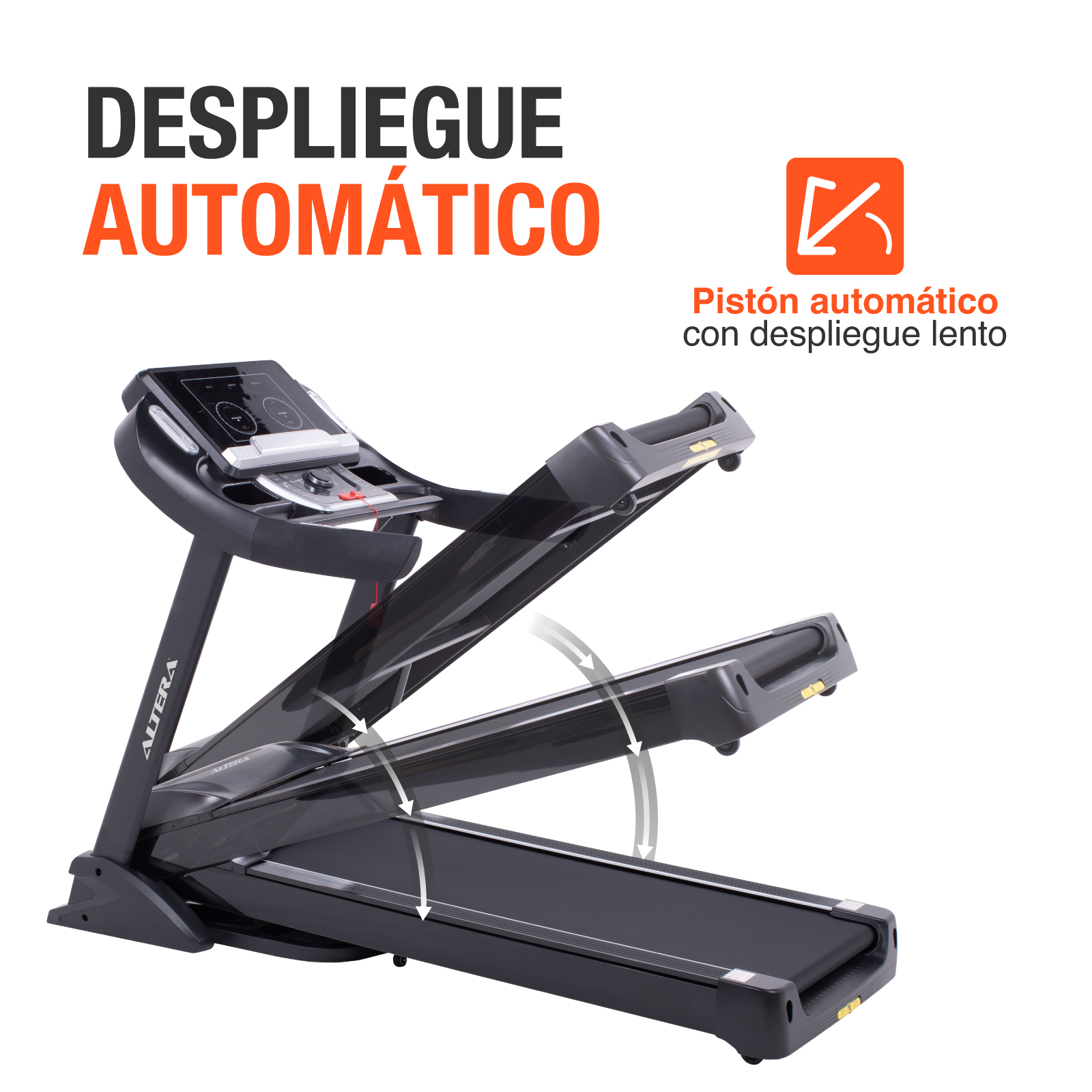 Caminadora Electrica Altera PRATO Pro 4hp Bluetooth Profesional