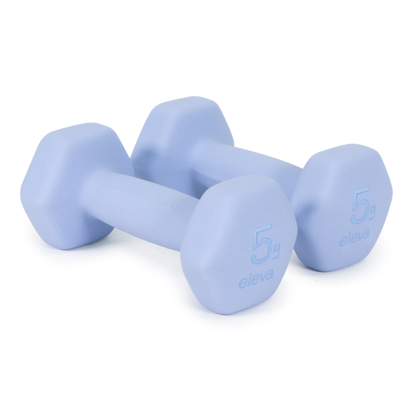 5LB Par De Mancuernas Neopreno Entrenamiento Premium Eleva