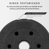 Mancuernas Ajustables Altera Pesas Rusas Barras Discos 15 Kg