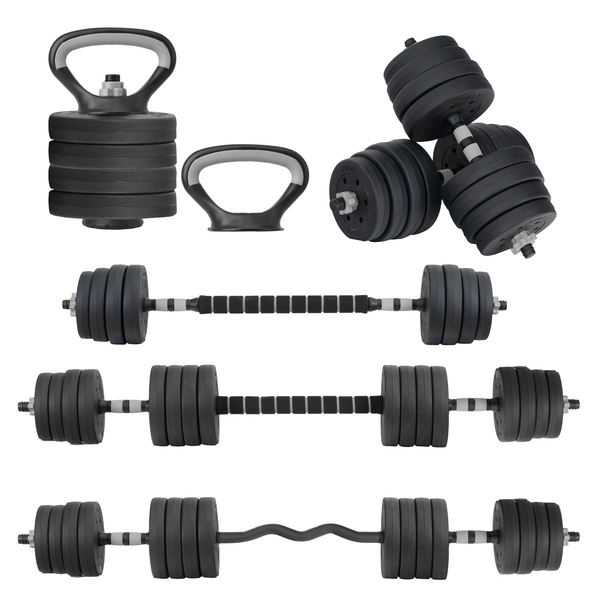 Set De Mancuernas Pesa Rusa Ajustable 40 Kg Altera Ejercicio