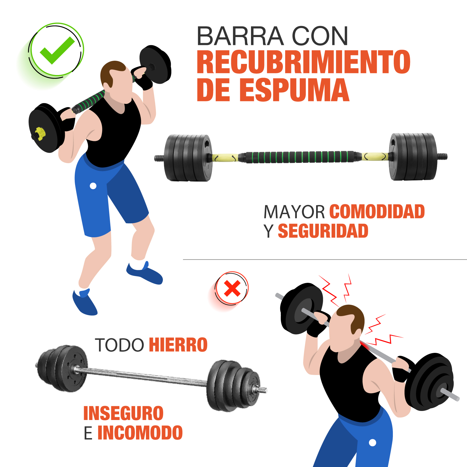 Set De Mancuernas Ajustables 15 Kg Para Ejercicio Gym Altera