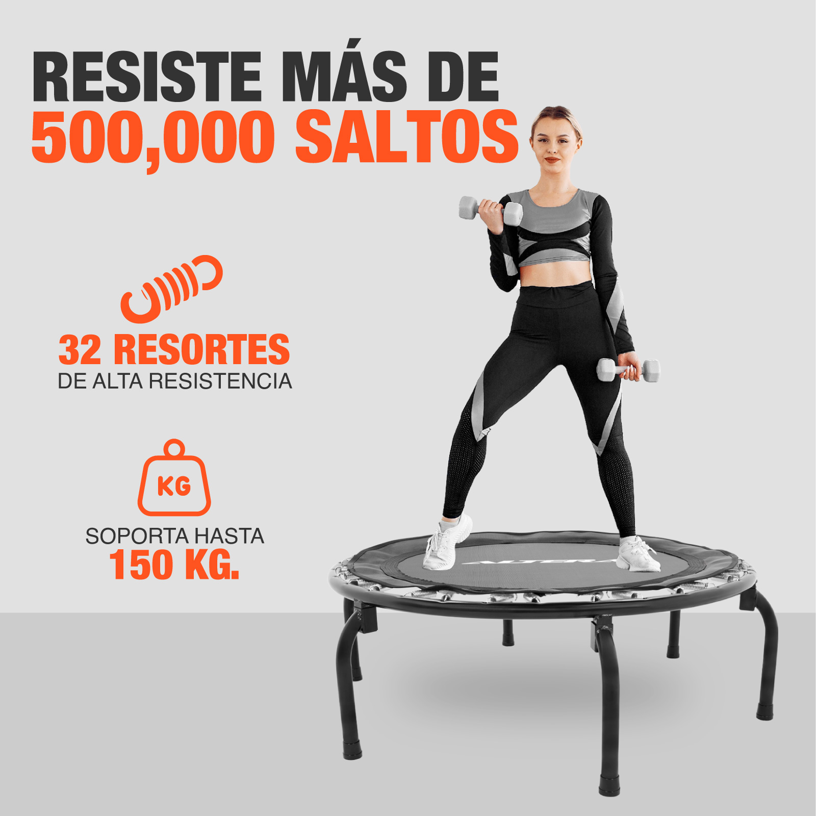 Trampolín Fitness Brincolin Altera Ejercicio Profesional