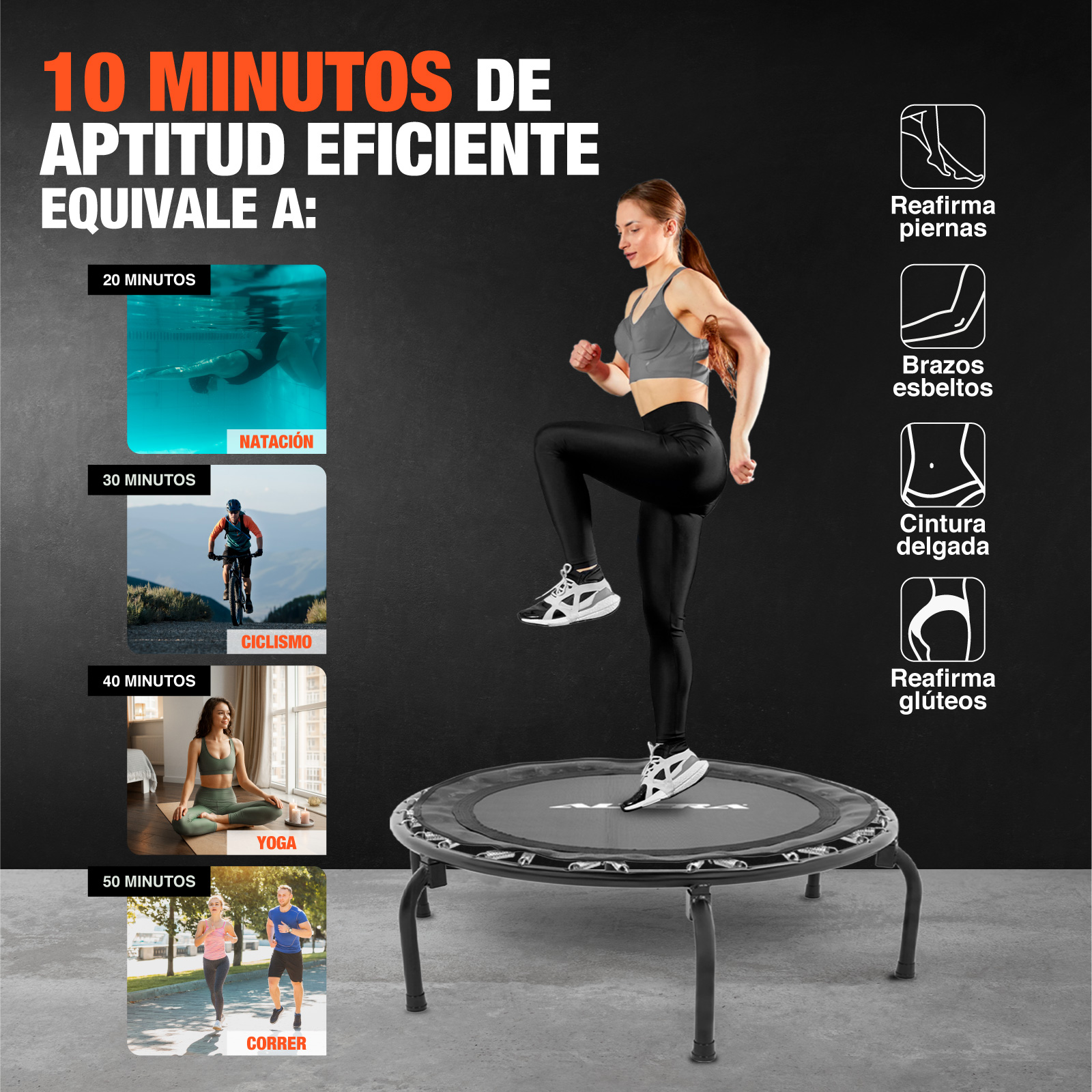 Trampolín Fitness Brincolin Altera Ejercicio Profesional