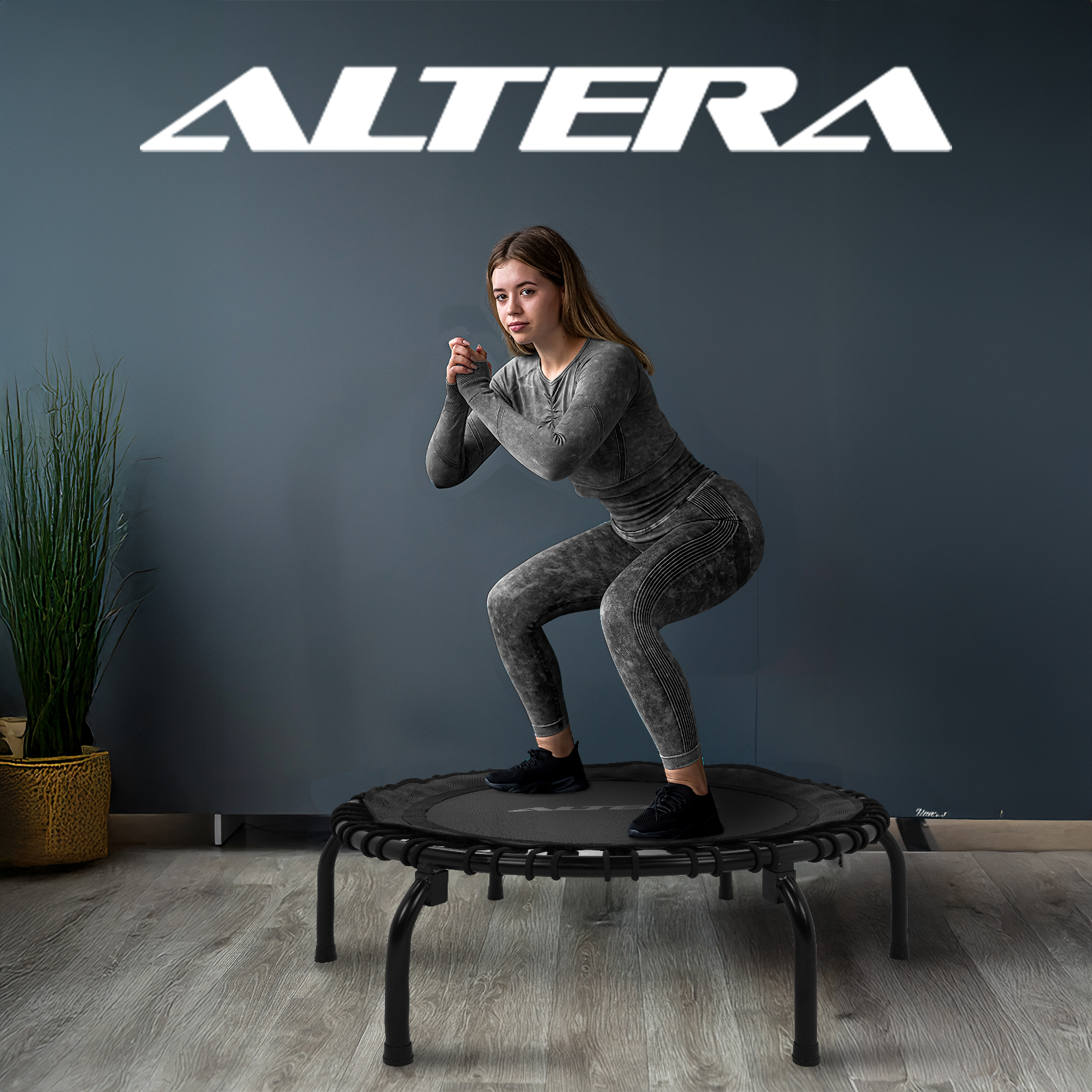 Trampolín Fitness Altera Jumping Profesional Aerobics Mini