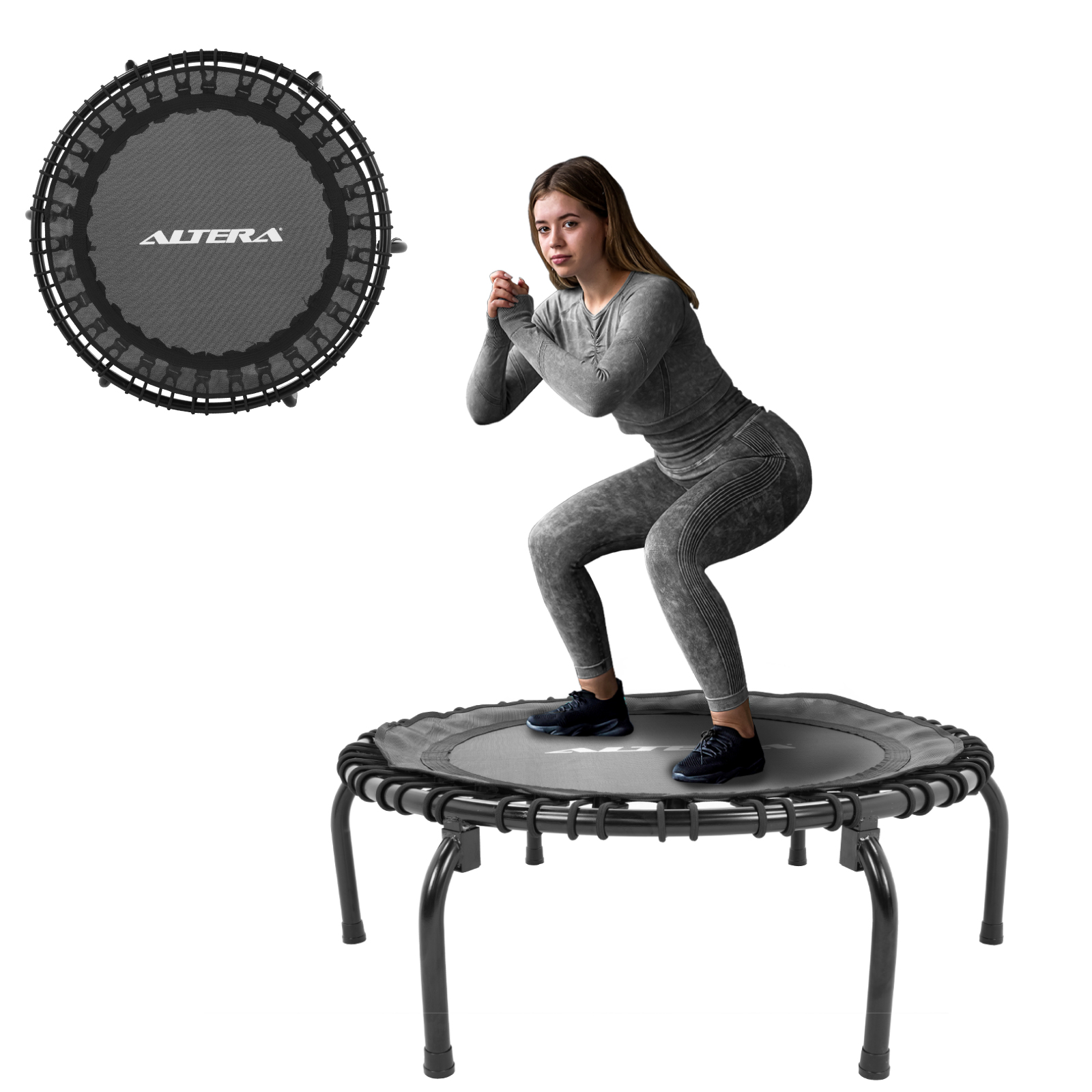 Trampolín Fitness Altera Jumping Profesional Aerobics Mini