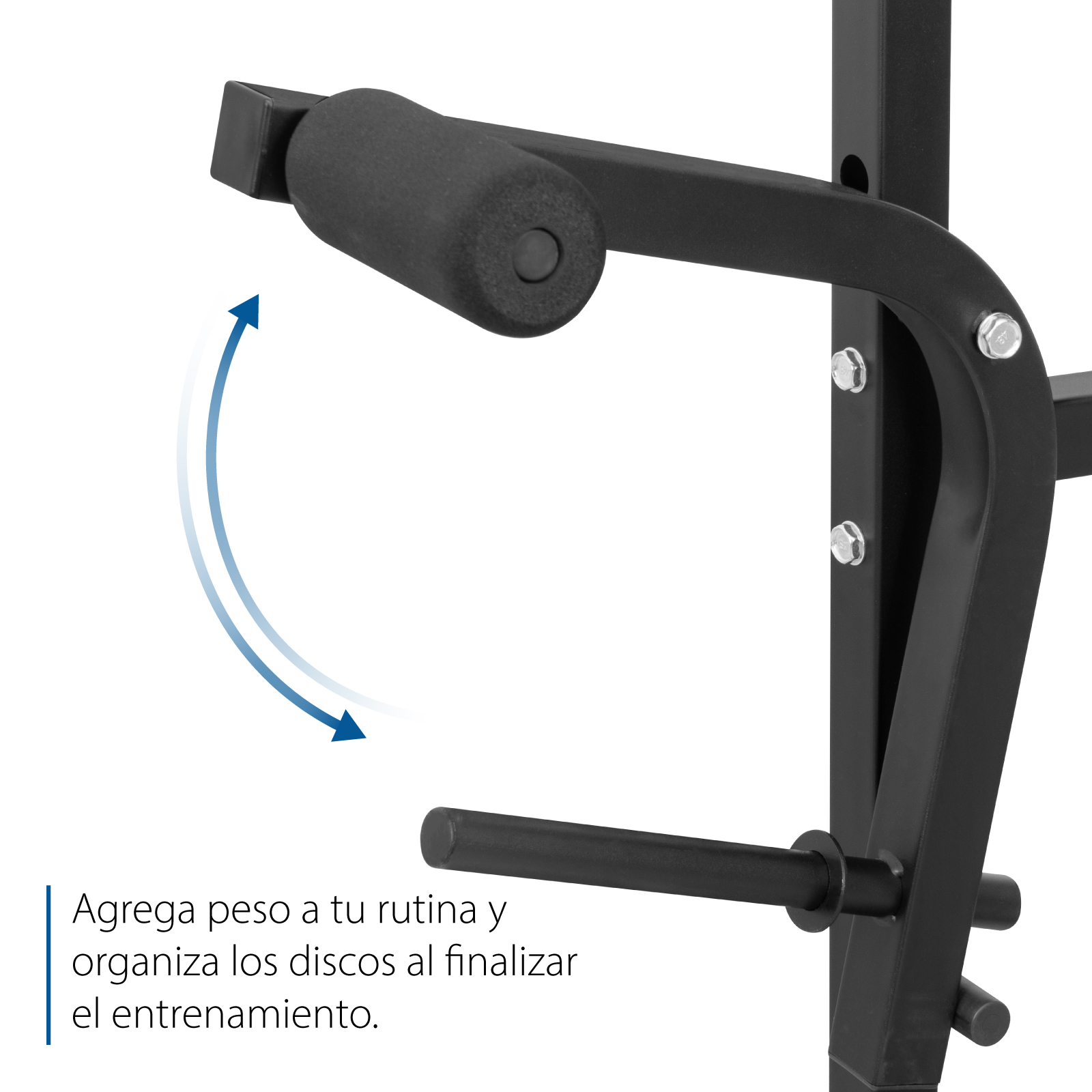 Banco Para Pesas Multifuncional Altera Con Discos Ajustables