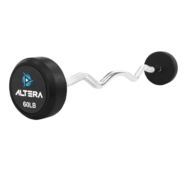 Barra Z Peso Fijo 60 Lb Integrado Acero Gimnasio Crossfit