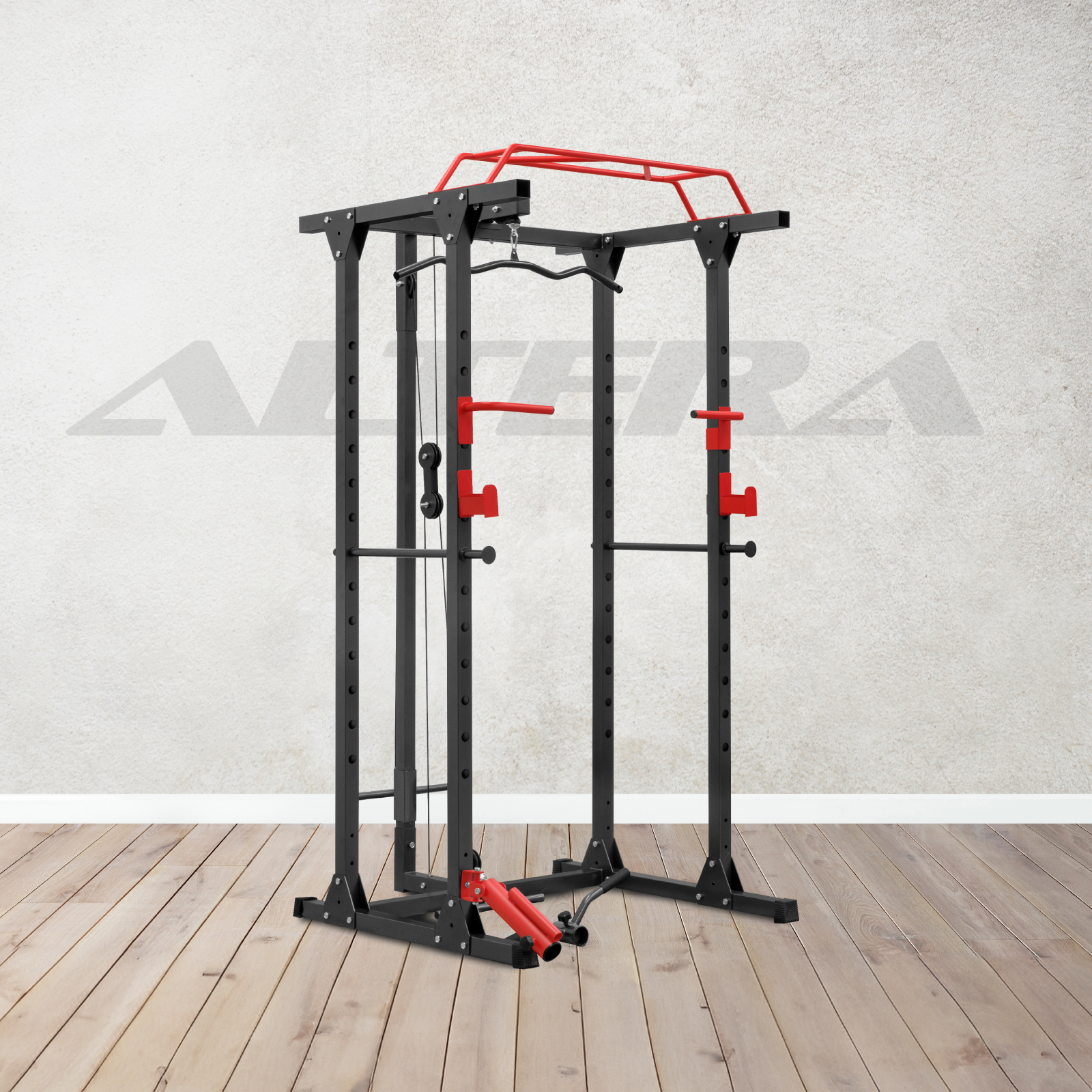 Power Rack Jaula Para Sentadillas Altera Olimpica Dominadas