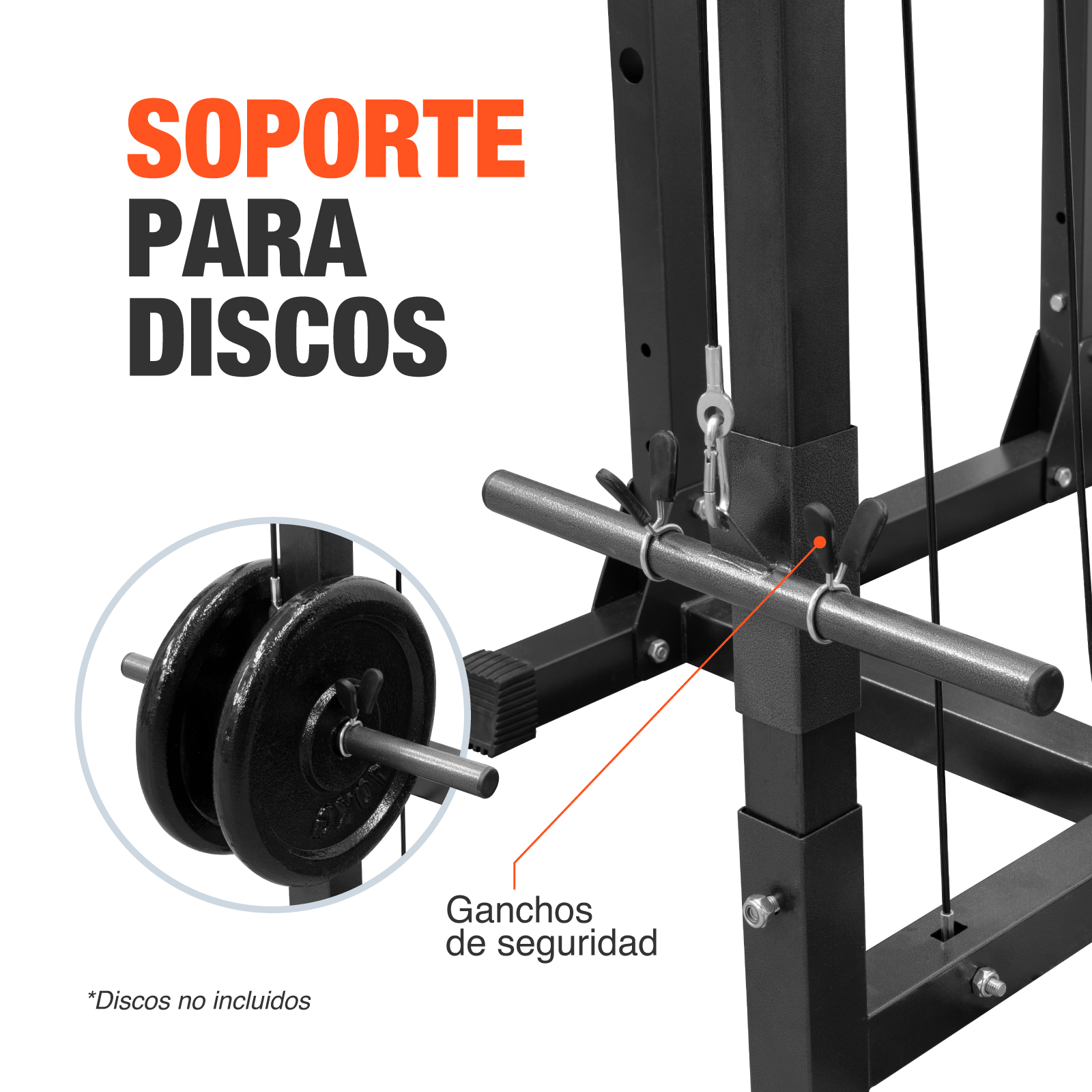 Power Rack Jaula Para Sentadillas Altera Olimpica Dominadas