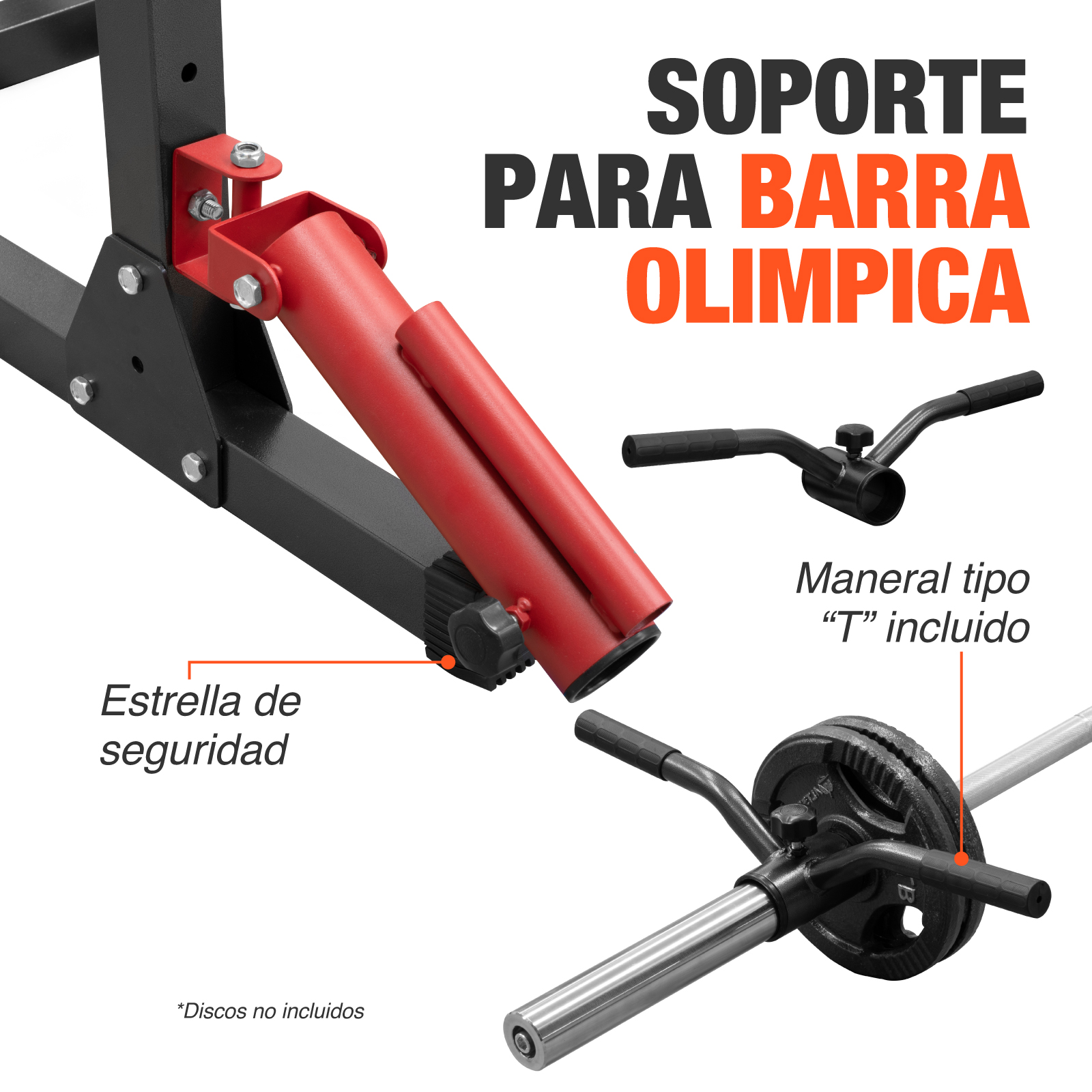 Power Rack Jaula Para Sentadillas Altera Olimpica Dominadas