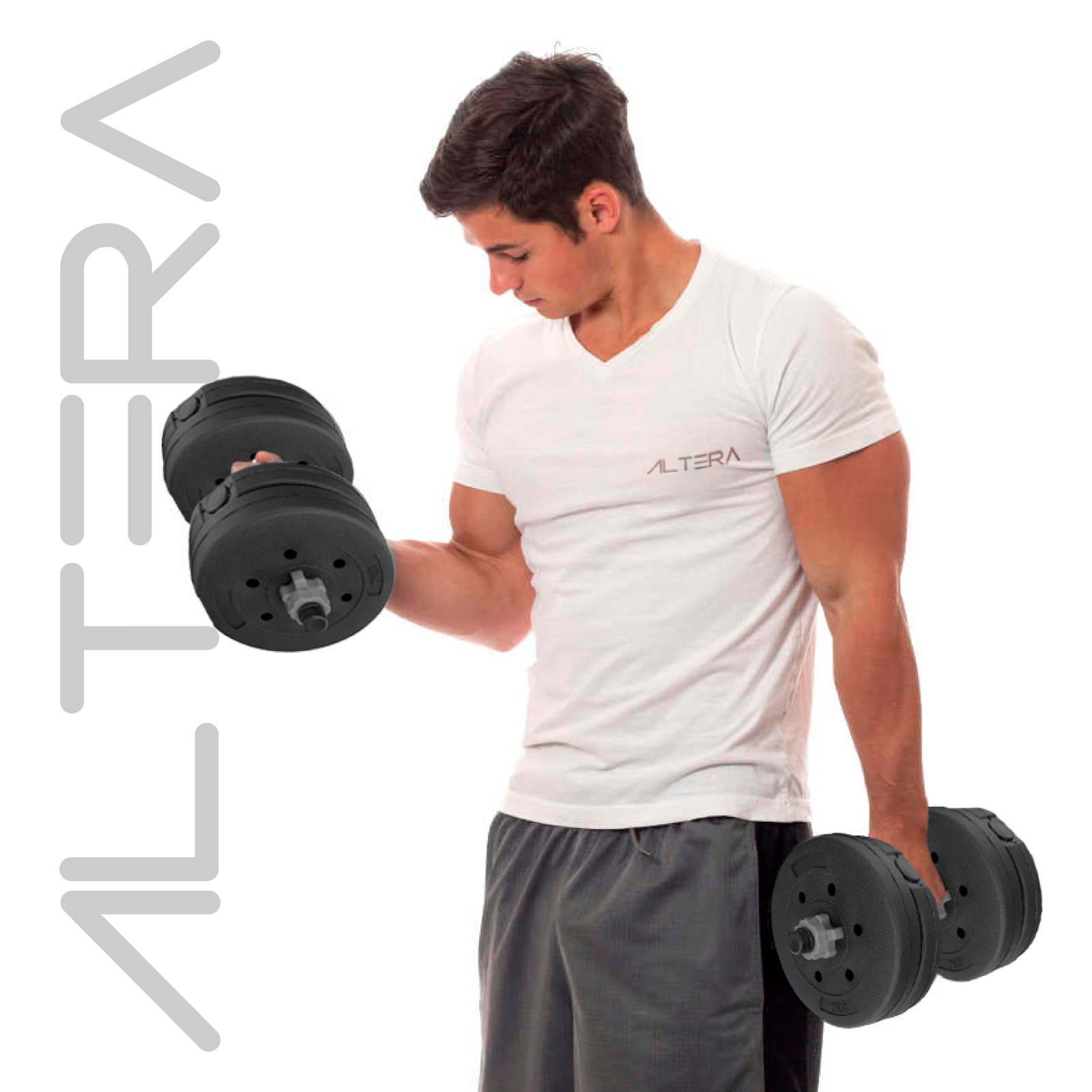 Kalpa Fit Store - MANCUERNAS 15 Kg Set de pesas mancuernas de acero  cromadas de 15 kilos para fortalecer hombros biceps pecho y espalda  Características: •Pesas x 15 Kg •2 Mancuernas Cromadas