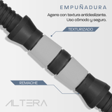 Set De Mancuernas Ajustables Pesas Altera Barra Recta 15 Kg