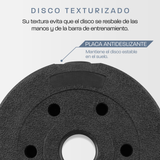Set De Mancuernas Ajustables Pesas Altera Barra Recta 15 Kg