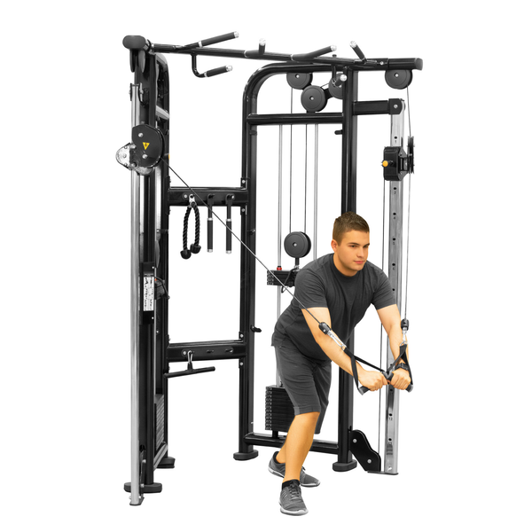 Maquina Crossover Gym Multifuncional Altera Peso Integrado