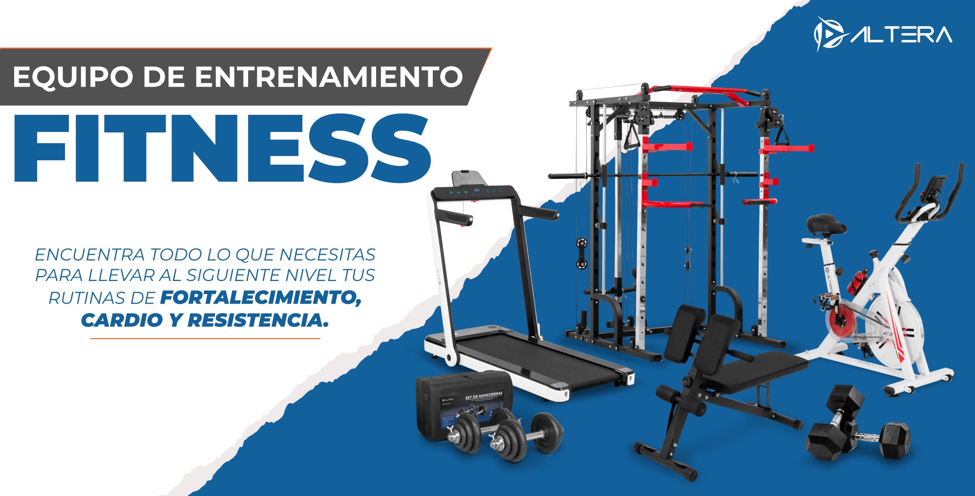 Equipo de discount mancuernas para gimnasio