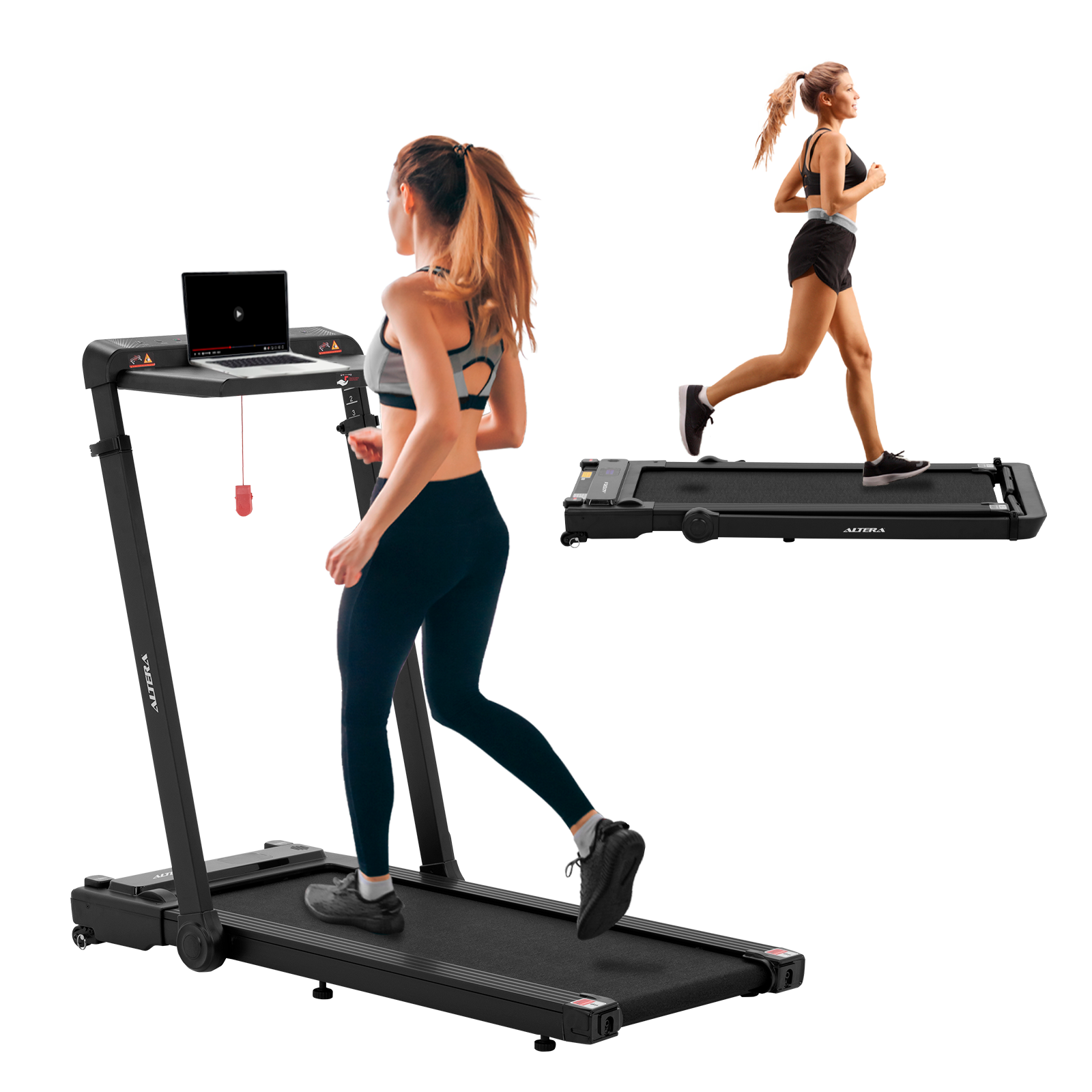 Caminadora Electrica Milton Altera Plegable Escritorio Gym Fitness