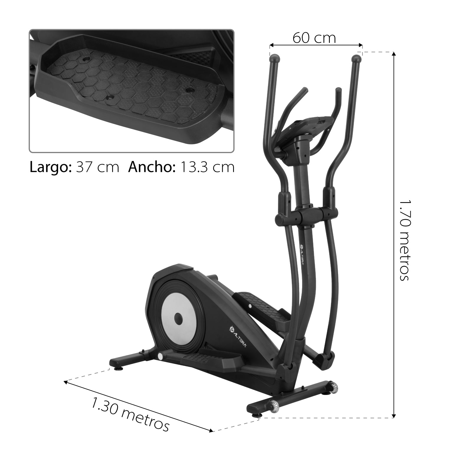 Bicicleta Eliptica Trainer Escaladora Altera Profesional Gym