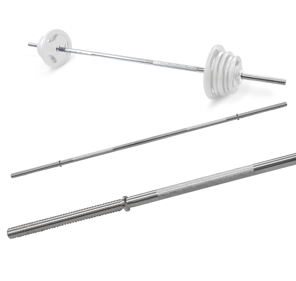 Barra Recta Cromada C/Rosca 1.5 Mts 1pulg. Diametro - Altera.fit