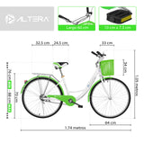 Bicicleta Para Dama Altera Rbike 002 Rodada 26