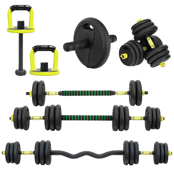 Mancuernas 20 Kg Altera Set Ajustables Disco Barra Pesa Rusa