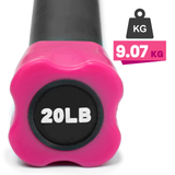 Barra Para Entrenamiento De Fuerza Peso Integrado Gym 20 Lb