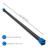 Barra Con Peso Integrado Fuerza Gym Crossfit Funcional 10 Lb