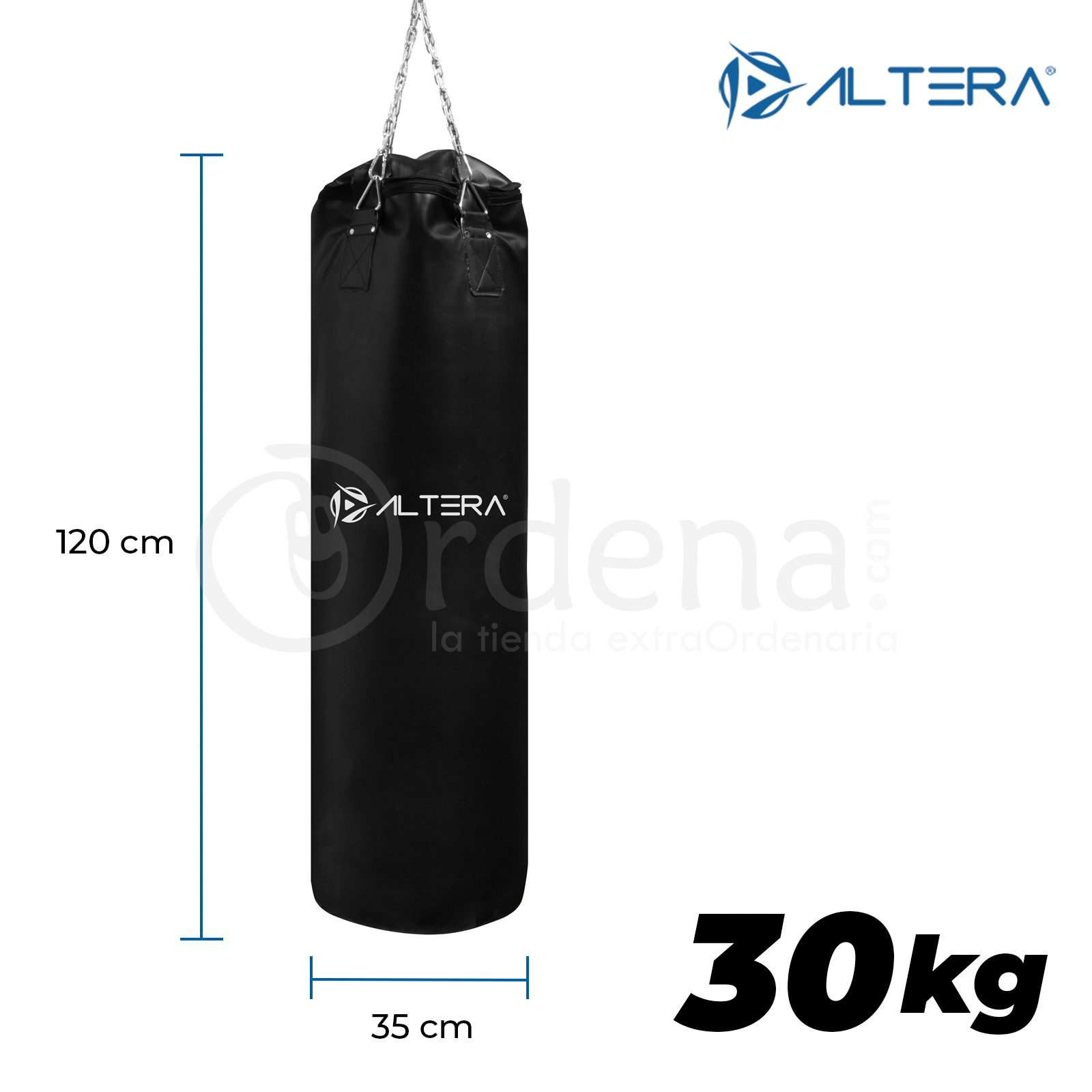 Saco de Boxeo Xtreme 30 kg 150 x 50  Equipos para Gimnasios en Panamá -  Fitness Solutions