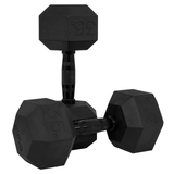 Set 2pzs 35lbs ELEVA - Mancuernas Hexagonales de PVC Premium