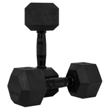 Set 2pzs 20lbs ELEVA - Mancuernas Hexagonales de PVC Premium
