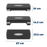 Banco Step Cuerda para Saltar Tapete de Yoga Set GYM Aerobic