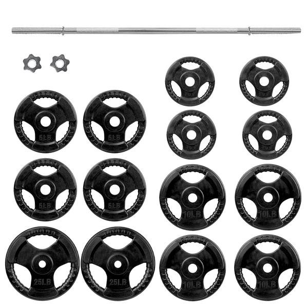 ScSPORTS® Juego de discos de pesas, 10/20 kg, orificio de 30 mm, de hierro