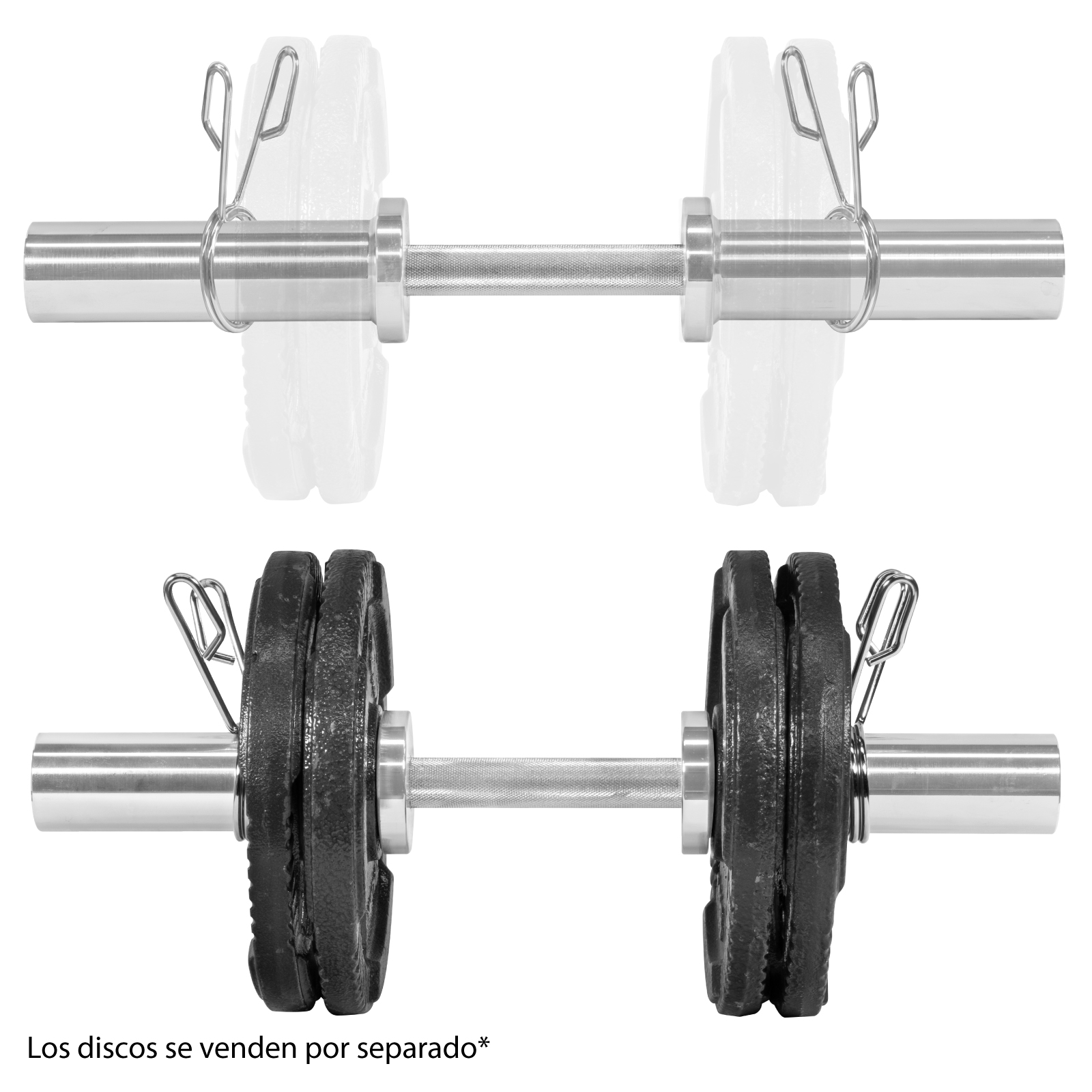 Barras Para Mancuernas Olimpicas Ajustables 2 Pulgadas 2 Pzs