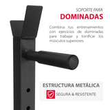 Rack Sentadilla Altera Soporte Para Barra Olimpica Gimnasio