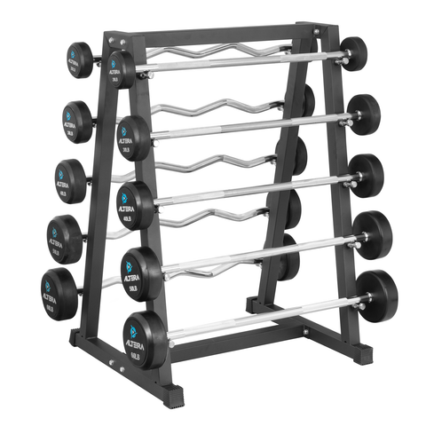 Rack Para Barras Altera Set Barra Con Peso Integrado 10 Pzs