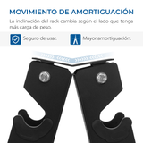 Rack De Mancuernas Altera 5 Pares Hexagonales 10 A 30 Lbs