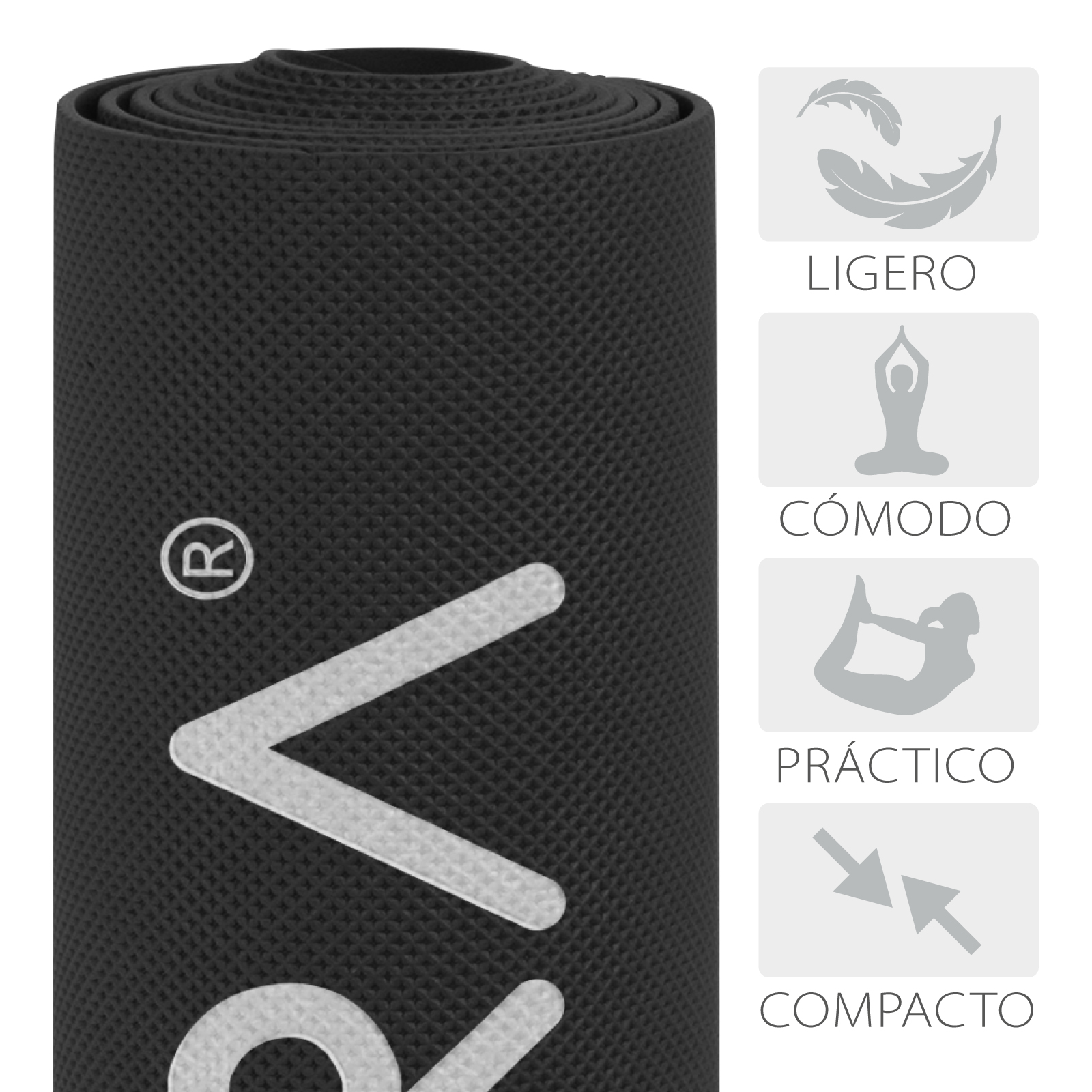 Colchoneta Mat Yoga Pilates Tapete Ejercicio - Sport Market BM
