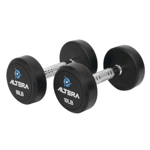 Mancuernas 10 Lbs Altera Pesas Redondas Gimnasio Profesional