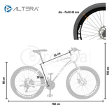 Bicicleta Montaña Suspension Delantera 21 Vel Freno Disco R26 - Altera