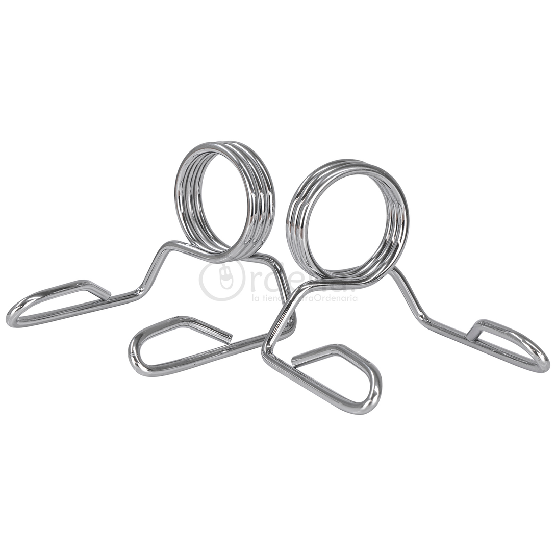 Par Collares Para Barras Olimpicas 2 Pulgadas Acero Cromado - Altera.fit
