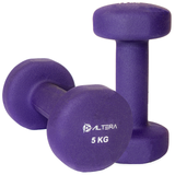 Par Mancuerna Forro Recubrimento De Neopreno Pesa Acero 5kg - Altera.fit