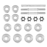 Mancuernas Altera Ajustables Discos Barra Conector 20 Kg